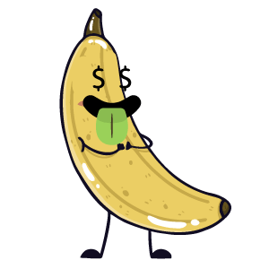 banana funny sticker app messages sticker-0