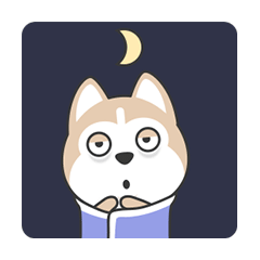 Cute Husky messages sticker-2