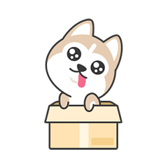 Cute Husky messages sticker-9