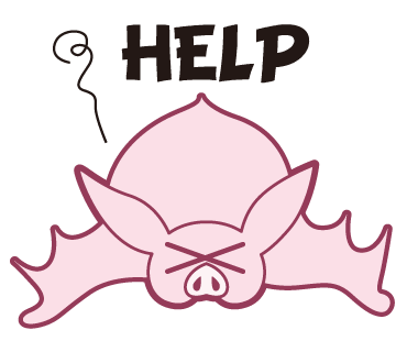 Pink Bat messages sticker-7