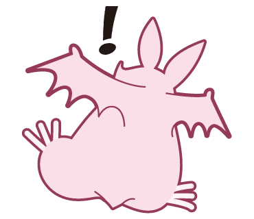 Pink Bat messages sticker-3