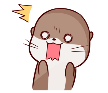 Cute Otter messages sticker-7
