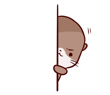 Cute Otter messages sticker-5