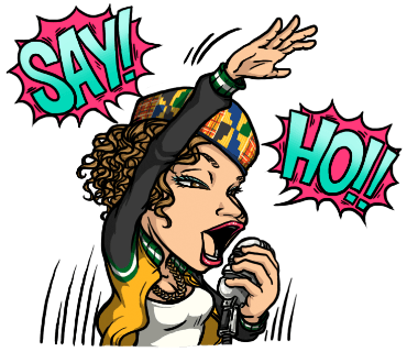 Hip Hop Culture - Animated messages sticker-9