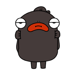 Black Boo messages sticker-9