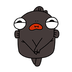Black Boo messages sticker-11