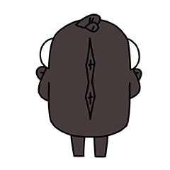 Black Boo messages sticker-2