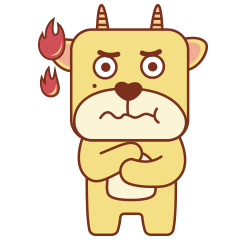 Big Face Cow messages sticker-4