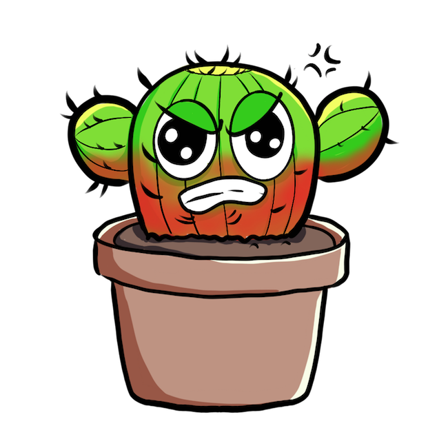 Cute Cactus messages sticker-5