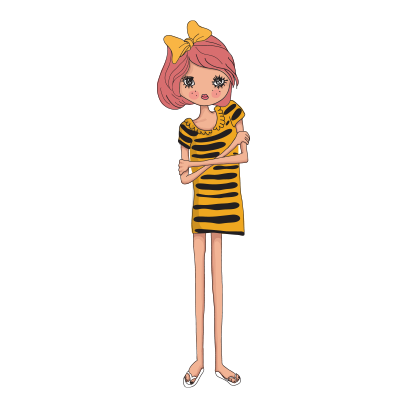 CartoonModelSt messages sticker-9