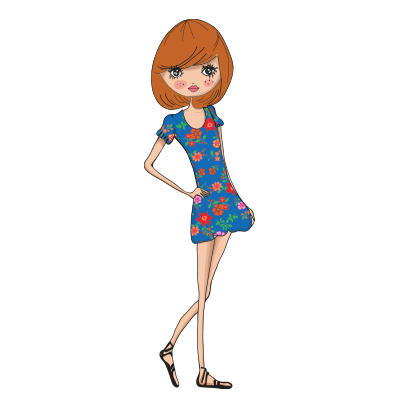 CartoonModelSt messages sticker-1