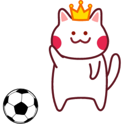 Funny football cat sticker messages sticker-3