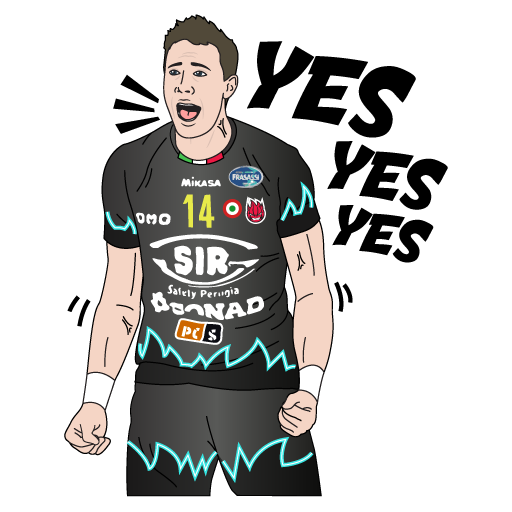 SIR Safety Perugia Volley Club messages sticker-2
