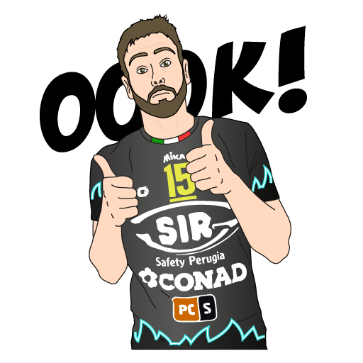 SIR Safety Perugia Volley Club messages sticker-3