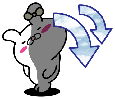 Blusher rabbit adult girls messages sticker-5