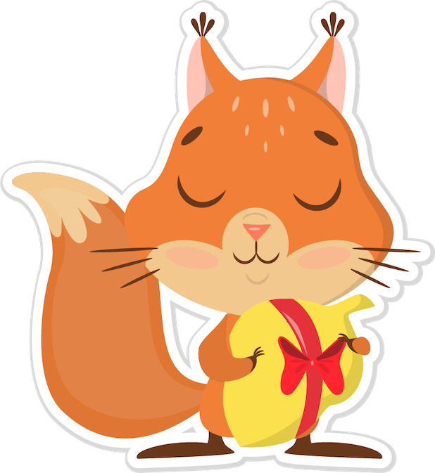 Niki the Fluffy Squirrel messages sticker-5