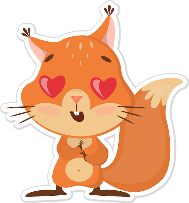 Niki the Fluffy Squirrel messages sticker-10