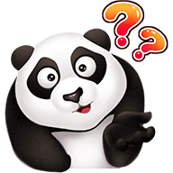Cute Panda Stickers messages sticker-11