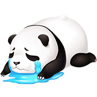Cute Panda Stickers messages sticker-1