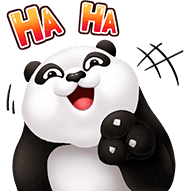 Cute Panda Stickers messages sticker-10