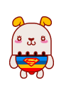 Cute honey rabbit expression messages sticker-7