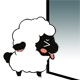Sheep gossip expression messages sticker-6