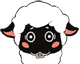 Sheep gossip expression messages sticker-7