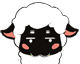 Sheep gossip expression messages sticker-8