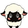 Sheep gossip expression messages sticker-10