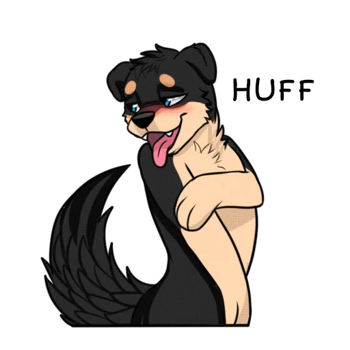 Angel The Husky Stickers messages sticker-4