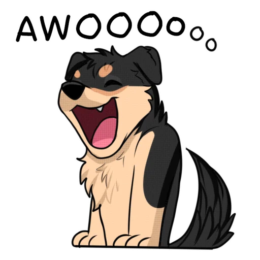 Angel The Husky Stickers messages sticker-3