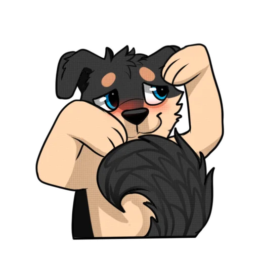 Angel The Husky Stickers messages sticker-7