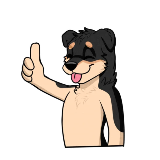 Angel The Husky Stickers messages sticker-11
