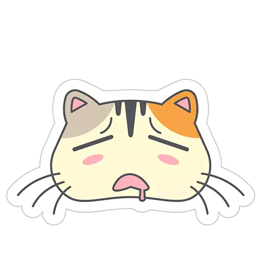 Funny Cat Stickers Animated messages sticker-1