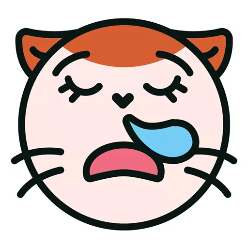 Funny Cat Stickers Animated messages sticker-2