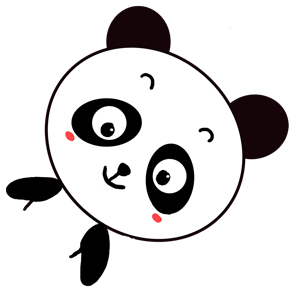 Qute Panda messages sticker-5