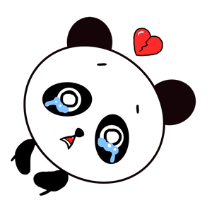 Qute Panda messages sticker-11
