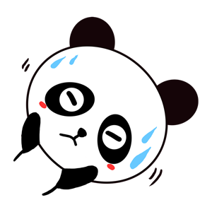 Qute Panda messages sticker-10