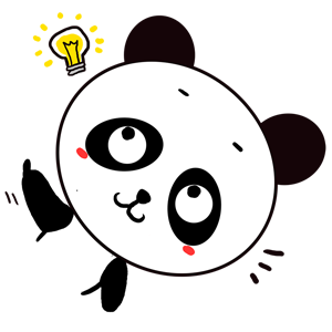 Qute Panda messages sticker-6