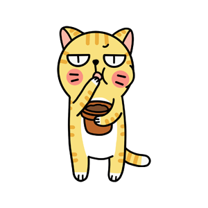Cat cute messages sticker-0