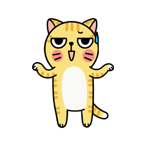 Cat cute messages sticker-3