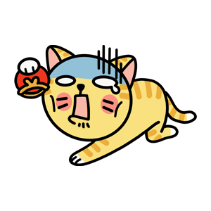 Cat cute messages sticker-2
