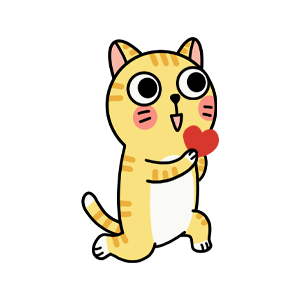 Cat cute messages sticker-9