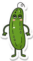 VegetableFruitLivingStickies messages sticker-1