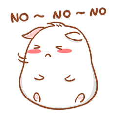 Wave mouse pig expression messages sticker-3