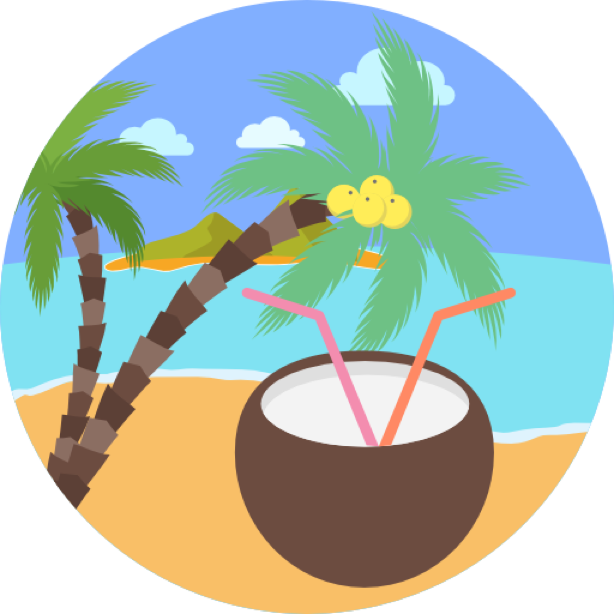 Outdoor round sticker messages sticker-8