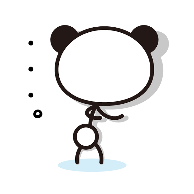あさひな。棒パンダステッカー 01 messages sticker-11