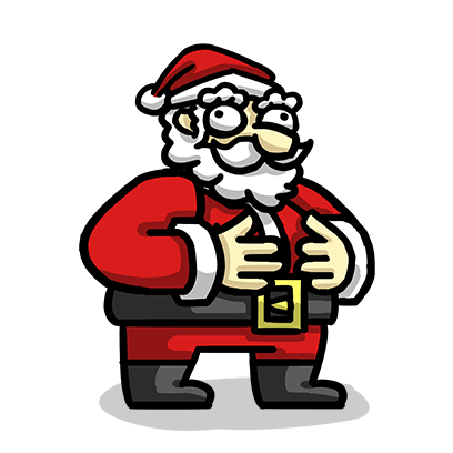 Slam Dunk Santa messages sticker-7
