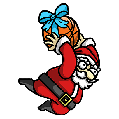 Slam Dunk Santa messages sticker-2