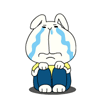 Big Face Rabbit messages sticker-10